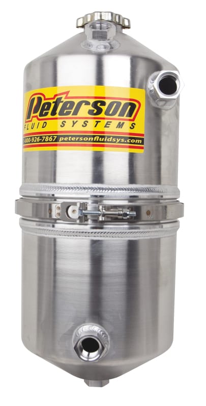 Peterson Fluid Systems — 5.0 GALLON OIL TANK - SINGLE SCAVENGE RETURN