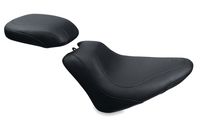 Mustang Motorcycle — Mustang 11-13 Harley Blackline, 12-17 Slim/Slim S Wide Tripper Solo Seat - Black