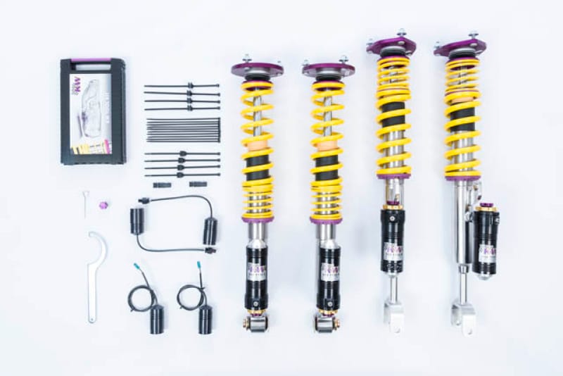 KW — Adjustable Coilovers with Rebound and Low & High-speed Compression adjustability
KW COILOVER KIT V4 BUNDLE - 3A720098