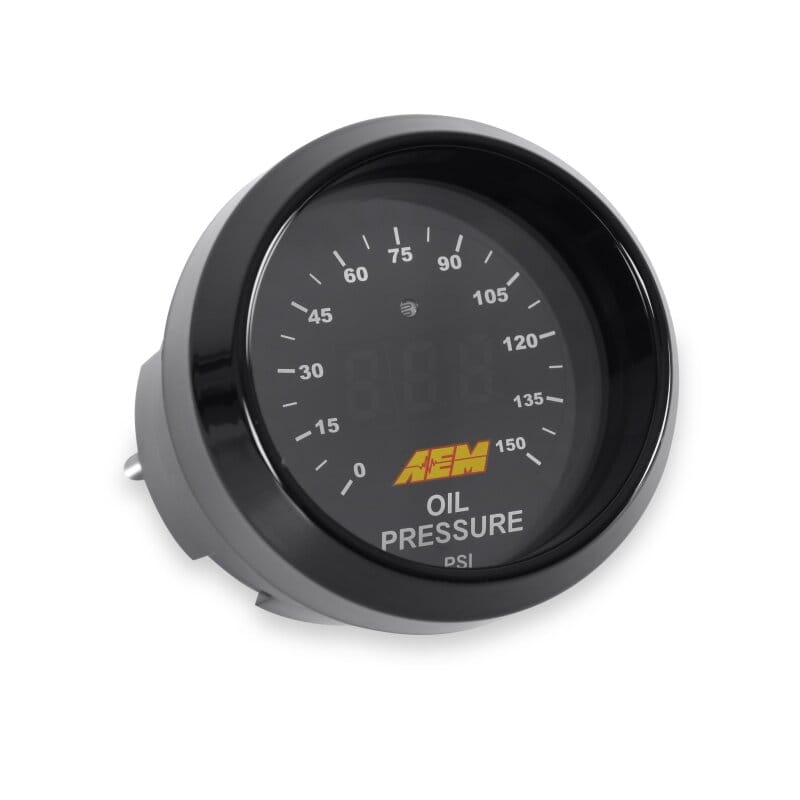 AEM — AEM Classic Digital 150 PSI OIL Pressure Gauge Kit