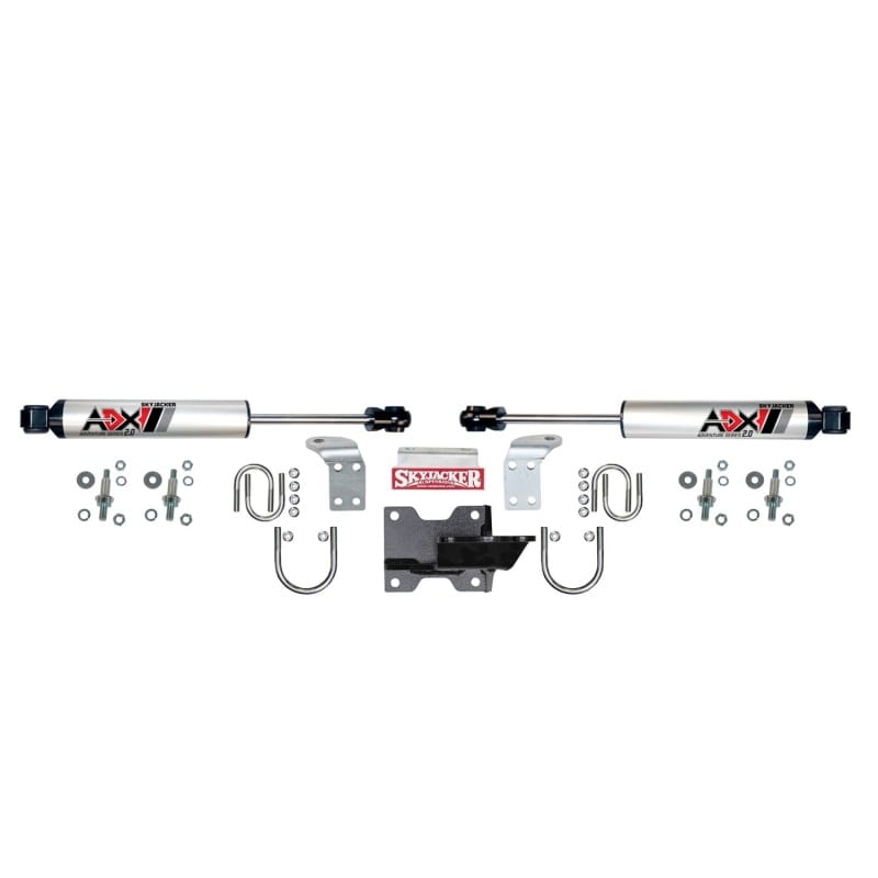 Skyjacker — ADX 2.0 CNC Machined Polished Aluminum Dual Stabilizer Kit.