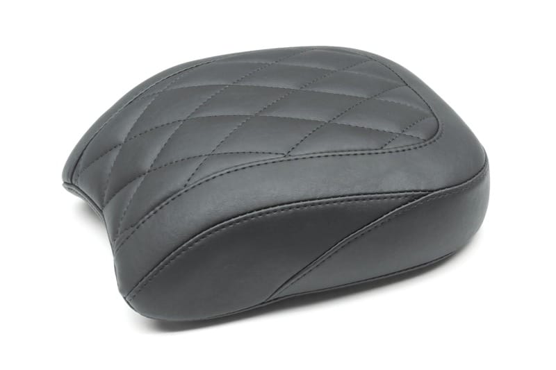 Mustang Motorcycle — Mustang 18-21 Harley Low Rider, Sport Glide Wide Tripper Passenger Seat Diamond Stitch - Black