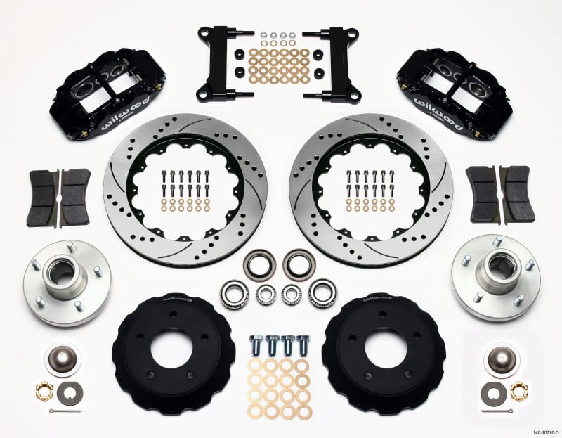 Wilwood — KIT,FRONT,C-10 CPP SPINDLE,FNSL6R,14.00 ROTOR,DRILLED