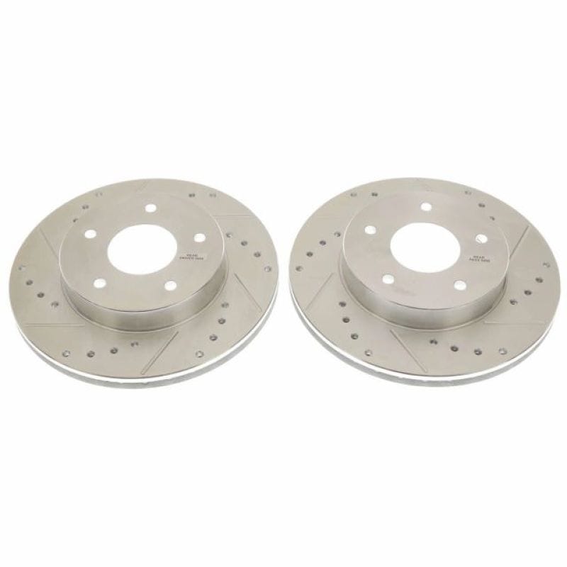 PowerStop — PowerStop Evolution Performance Drilled, Slotted & Plated Brake Rotor Pair