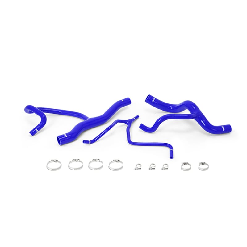 Mishimoto — Silicone Radiator Hose Kit, Blue, fits Chevy Camaro 2.0 w/ Cooling Package 16-24