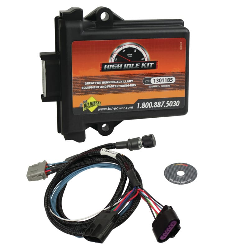BD Diesel — BD Duramax High Idle Kit - Chevy 2008-2019 6.6L 2500/3500 - 2019 4500/5500/6500
High Idle Control Kit