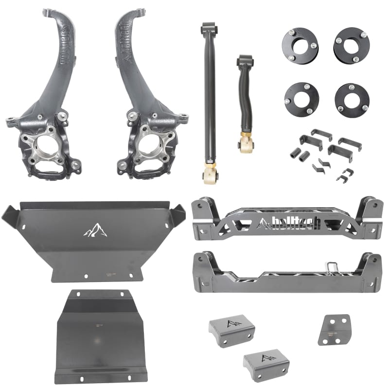 Belltech — 6 INCH LIFT KIT | FRONT AND REAR STRUT SPACERS - 152600BK
6" Lift Kit Inc. Front and Rear Strut Spacers