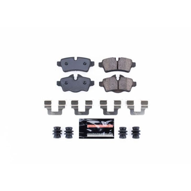 PowerStop — PowerStop - Z23 Daily Driver Carbon-Fiber Ceramic Brake Pads with Hardware Kit