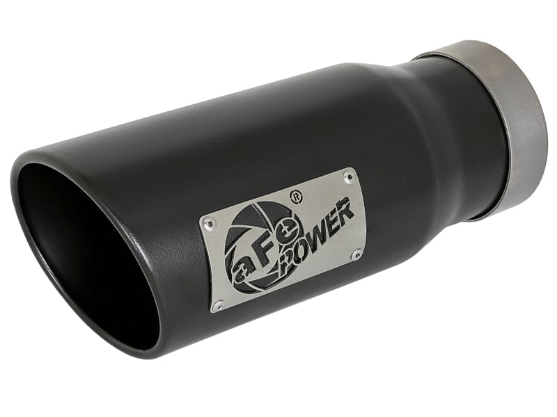 aFe — MACH Force-Xp 409 Stainless Steel Clamp-on Exhaust Tip Black