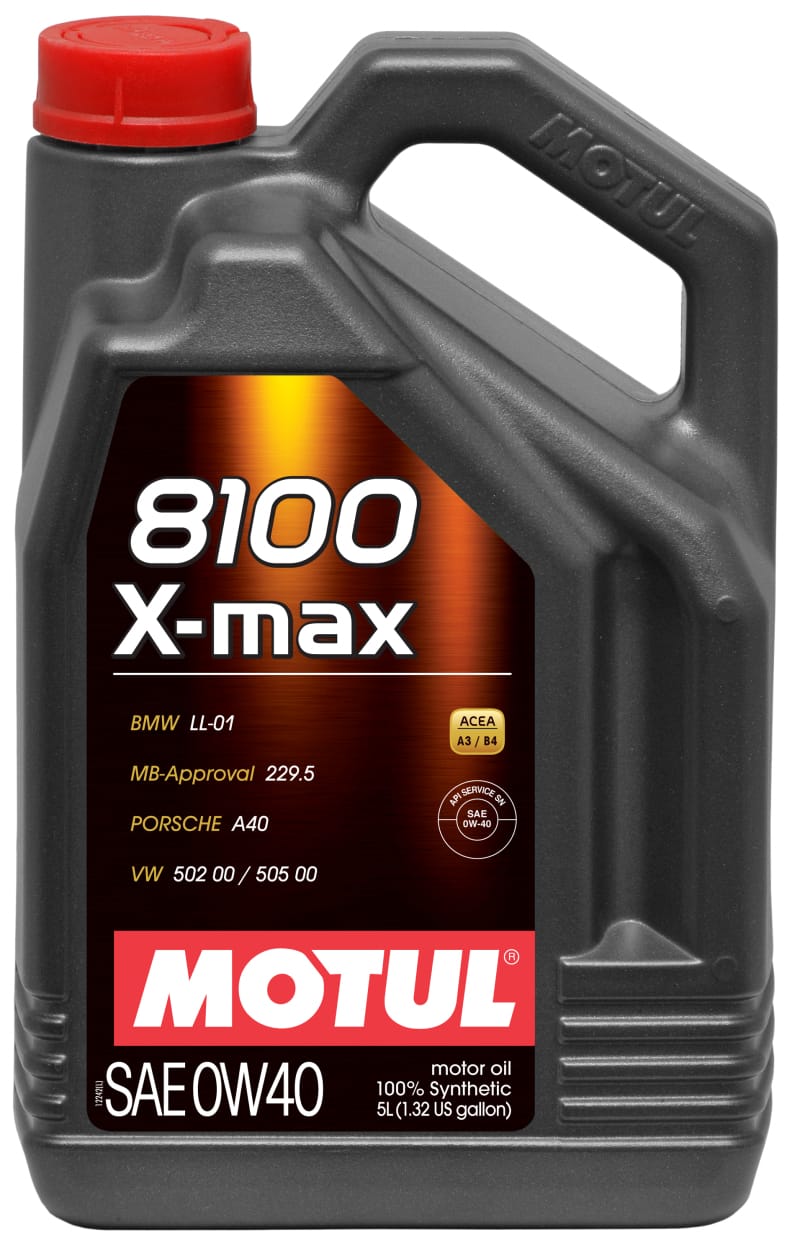 Motul — 8100 X-MAX 0W40 4X5L