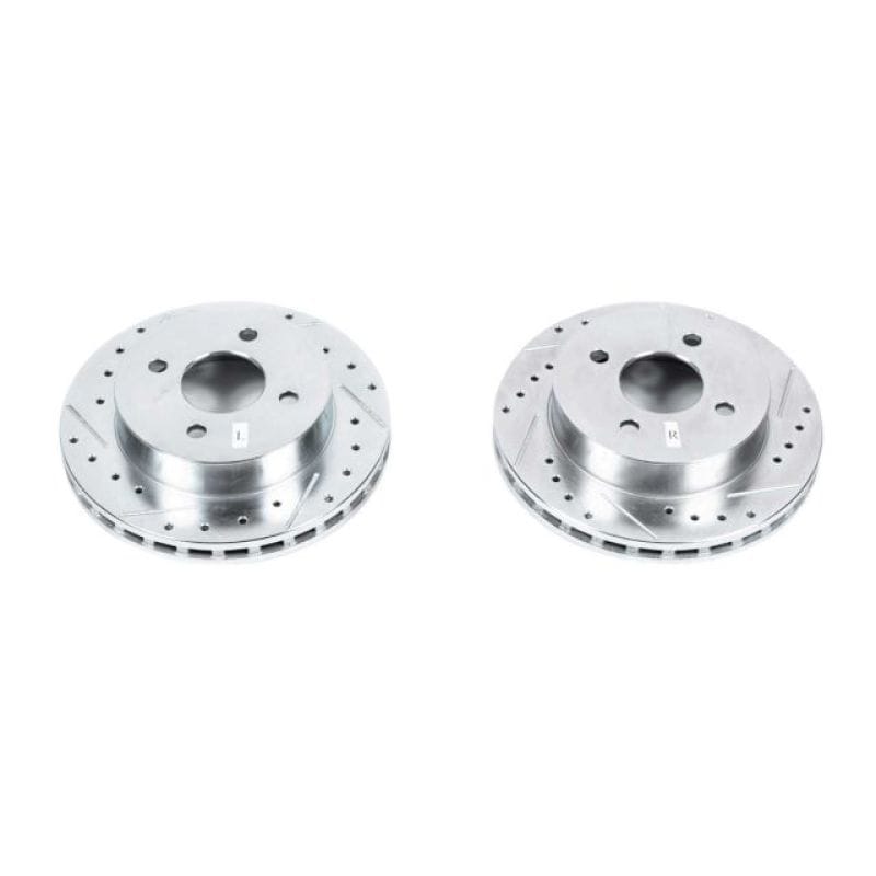 PowerStop — PowerStop Evolution Performance Drilled, Slotted & Plated Brake Rotor Pair