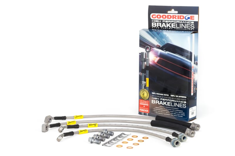 Goodridge — G-STOP SS Braided Brake Line Kit