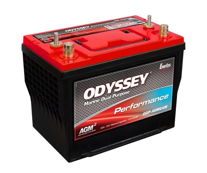 Odyssey Battery — battery, marine, Odyssey ODP-AGM24M, group 24M AGM