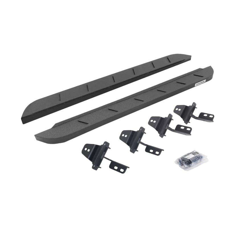 Go Rhino — RB10 Slim Line Running Boards with Mounting Brackets Kit