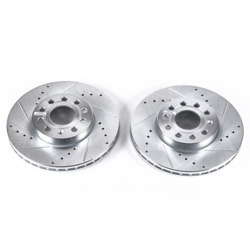 PowerStop — PowerStop Evolution Performance Drilled, Slotted & Plated Brake Rotor Pair