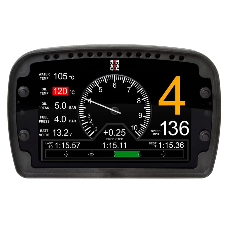 AutoMeter — PRO LCD MOTORSPORT DISPLAY LOGGER, W/ HARNESS (IP65)