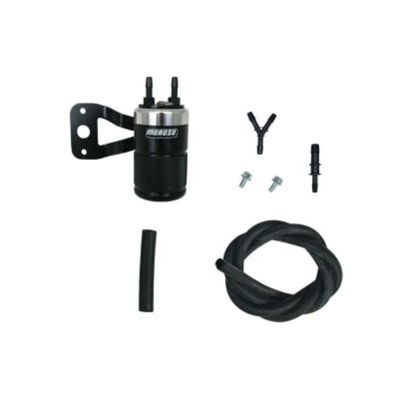 Moroso — Moroso Harley-Davidson Twin Cam (w/Ss Teardrop Air Cleaner) Air Oil Separator - Black & Polished