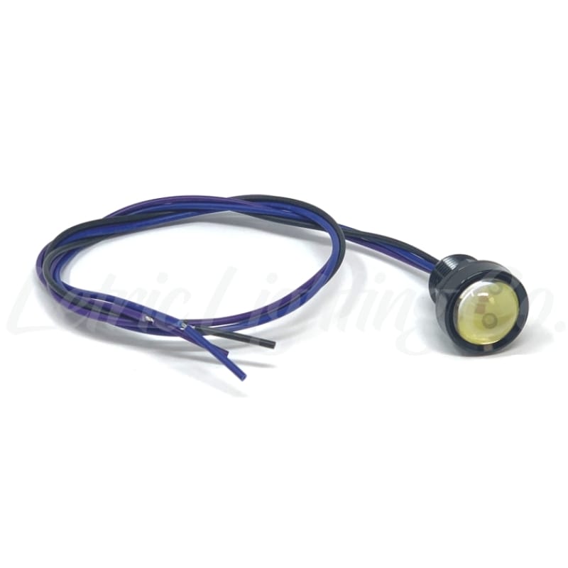 Letric Lighting — 3-Wire, 9/16", Black/White/Amber