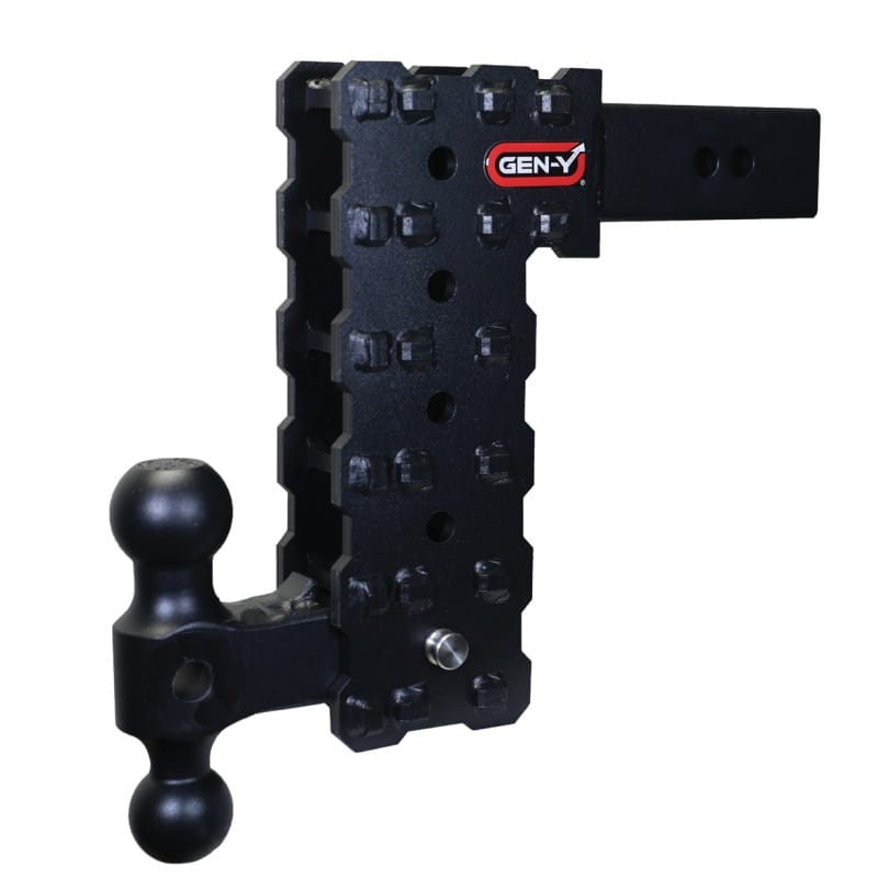 GEN-Y Hitch — Gen-Y Phantom-X 2.5in Solid Shank 10in Drop 1.6K TW 16K Hitch w/GH-051 Dual-Ball
Drop Hitch