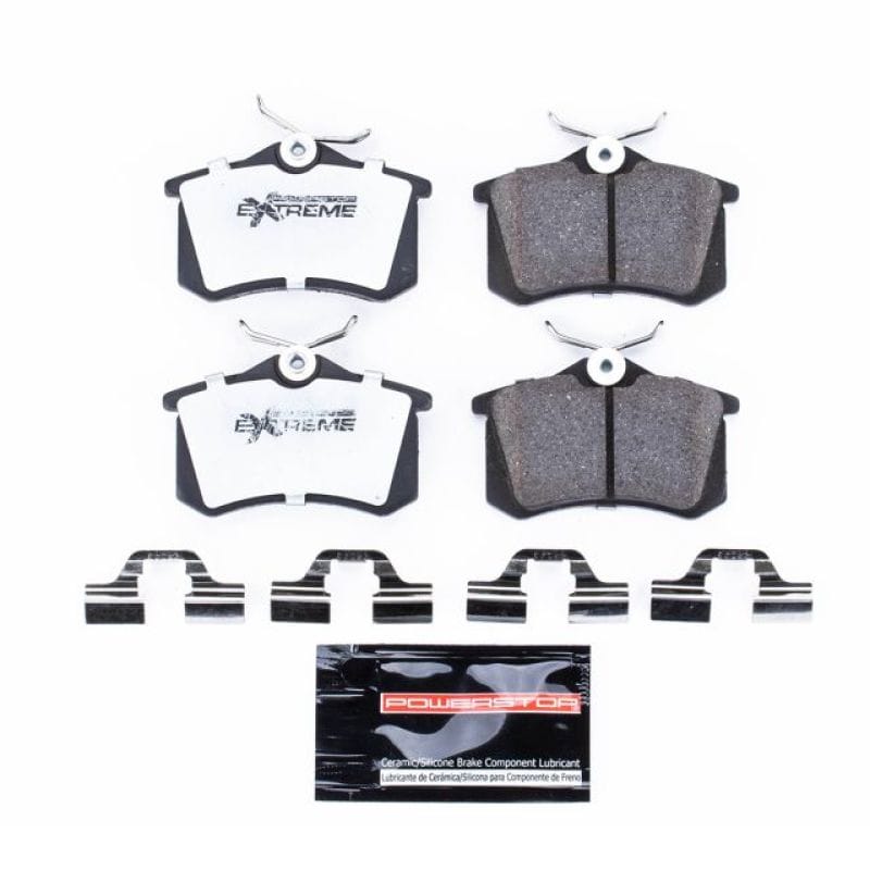 PowerStop — PowerStop - Z26 Performance Carbon-Fiber Ceramic Brake Pads with Hardware Kit