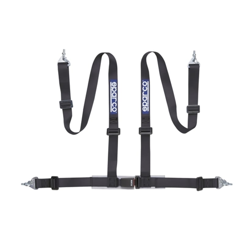 SPARCO — Sparco Belt 2 Inch Black 4Pt Snap-In