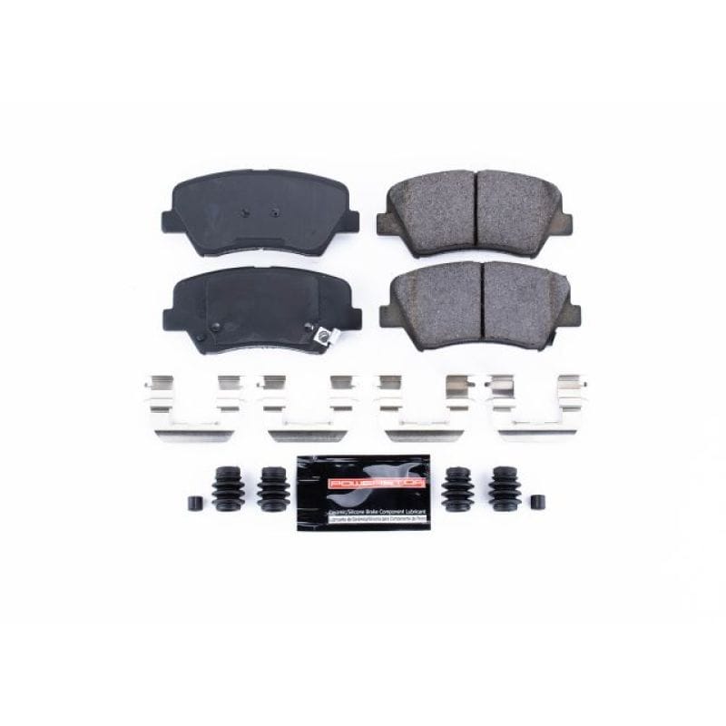 PowerStop — PowerStop - Z23 Daily Driver Carbon-Fiber Ceramic Brake Pads with Hardware Kit