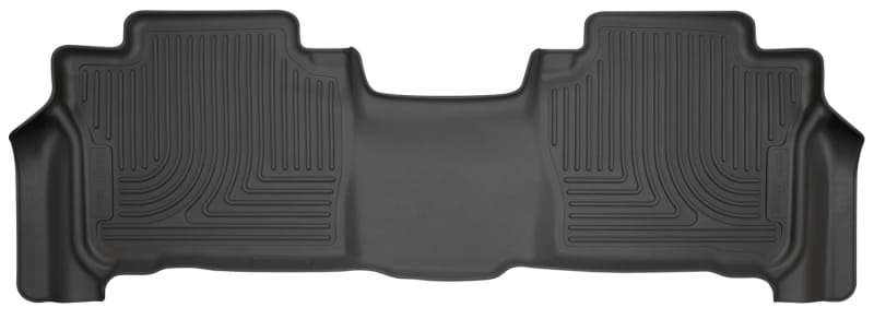Husky Liners — Husky Liners 13-16 Lexus LX570 / 13-16 Toyota Land Cruiser WeatherBeater 2nd Row Black Floor Liners