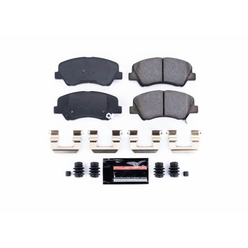 PowerStop — PowerStop - Z23 Daily Driver Carbon-Fiber Ceramic Brake Pads with Hardware Kit