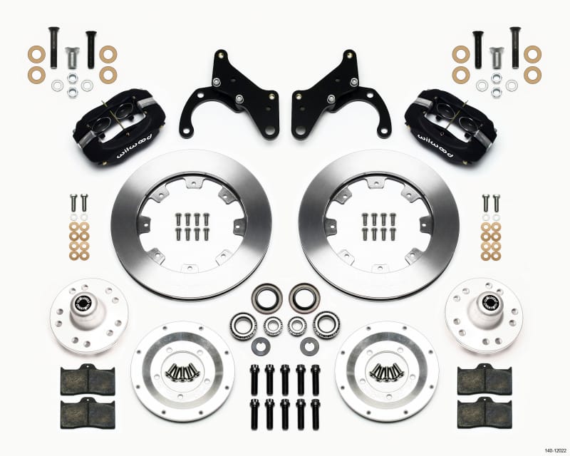 Wilwood — KIT,FRONT,IMPALA DRUM 65-68,FDLI 12.19,BLACK POWDER COAT