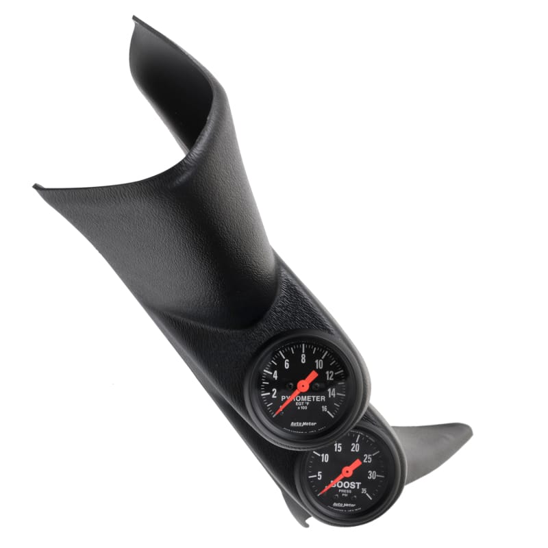 AutoMeter — DIESEL GAUGE KIT, A-PILLAR, GM 01-07, BOOST/EGT, 35PSI/1,600?F, Z SERIES