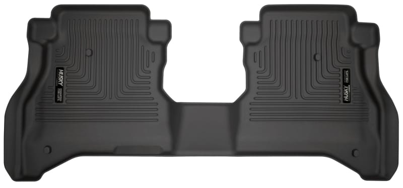 Husky Liners — Husky Liners 20-21 Jeep Gladiator Crew Cab WeatherBeater 2nd Seat Black Floor Liners