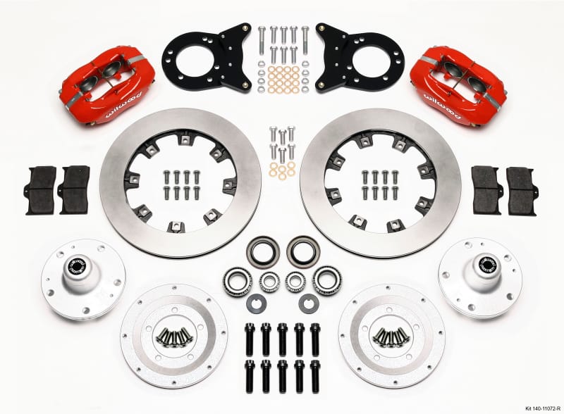 Wilwood — KIT,FRONT,MUSTANG,65-69,FDLI,12.19 RED