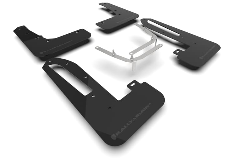 Rally Armor — Black Mud Flap/Grey Logo