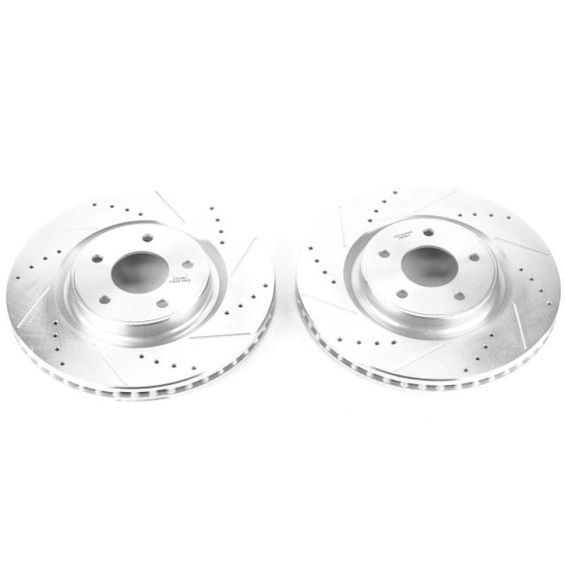 PowerStop — PowerStop Evolution Performance Drilled, Slotted & Plated Brake Rotor Pair