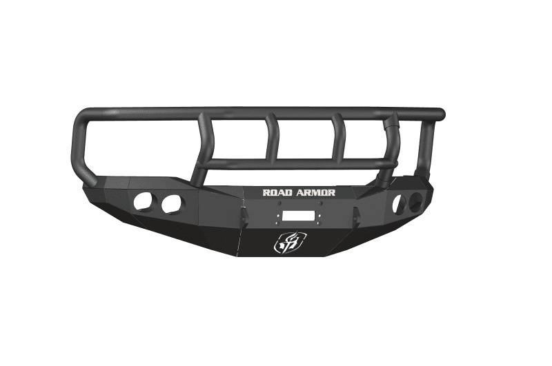 Road Armor — Road Armor 99-04 Ford F-250 Stealth Front Winch Bumper w/Titan II Wide Flare - Tex Blk