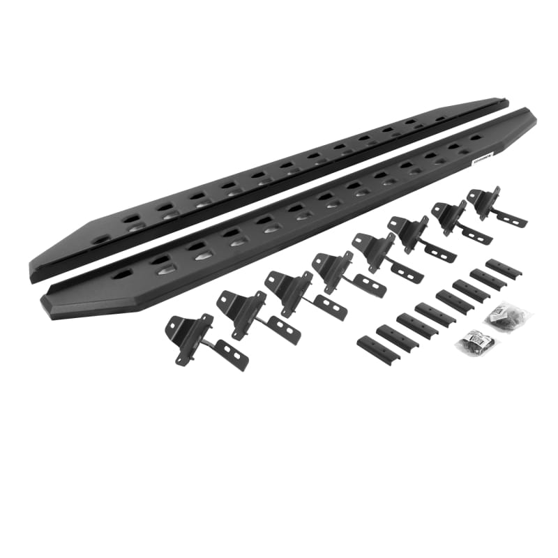 Go Rhino — RB20 Slim Line Running Boards with Mounting Brackets Kit