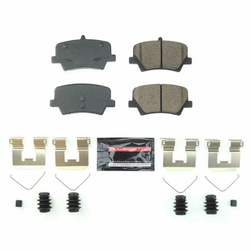 PowerStop — PowerStop - Z23 Daily Driver Carbon-Fiber Ceramic Brake Pads with Hardware Kit