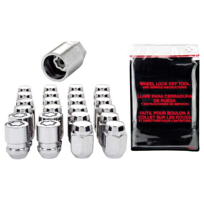 McGard — Cone Seat Exposed Style Wheel Installation Kit-Chrome