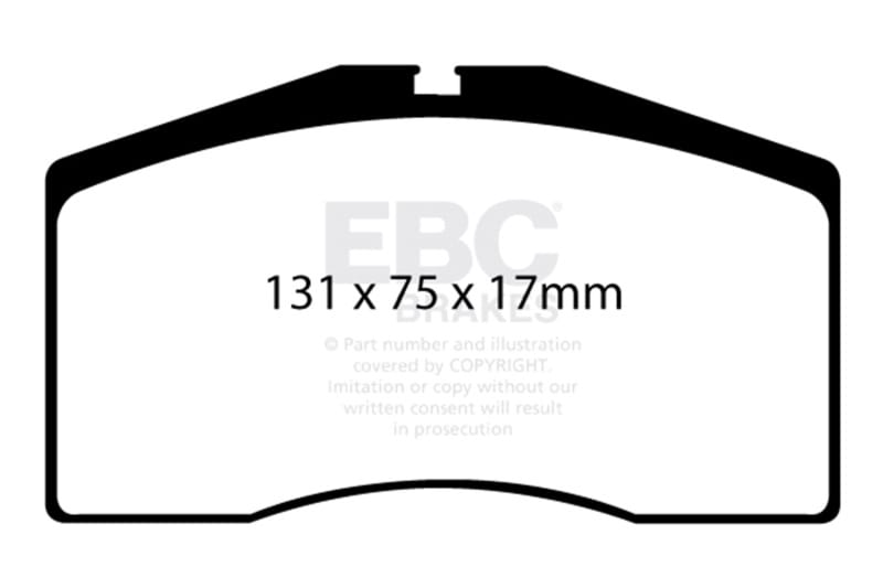 EBC — Redstuff Ceramic Low Dust Brake Pads