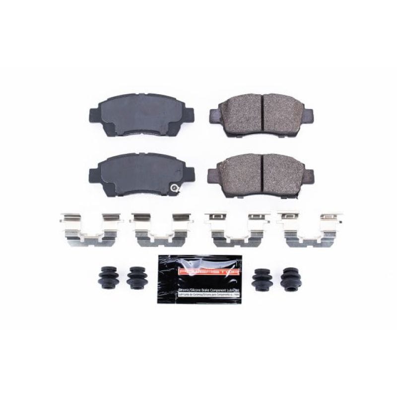 PowerStop — PowerStop - Z23 Daily Driver Carbon-Fiber Ceramic Brake Pads with Hardware Kit
