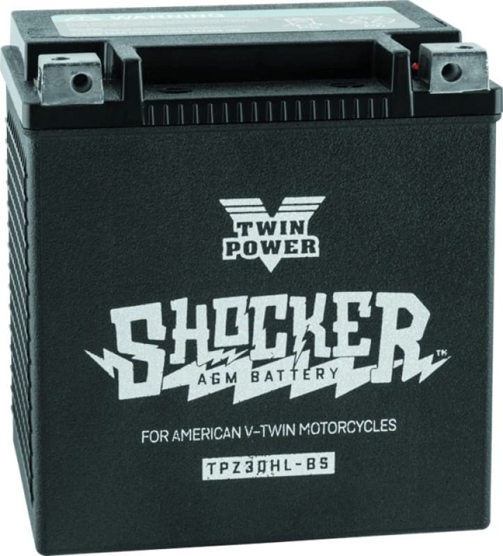 TwinPower — YTX-30L Shocker Battery, 30Ah, 12V, 6.54 in. L x 5.12 in. W x 6.89 in. H