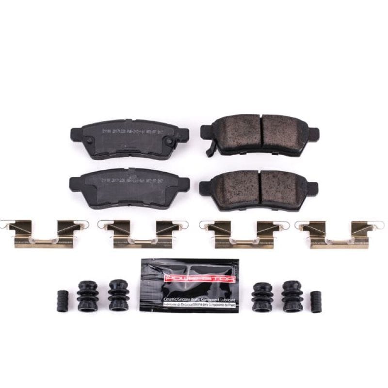 PowerStop — PowerStop - Z23 Daily Driver Carbon-Fiber Ceramic Brake Pads with Hardware Kit