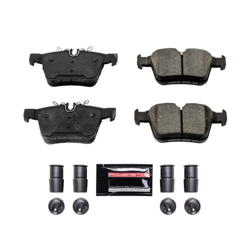 PowerStop — PowerStop - Z23 Daily Driver Carbon-Fiber Ceramic Brake Pads with Hardware Kit