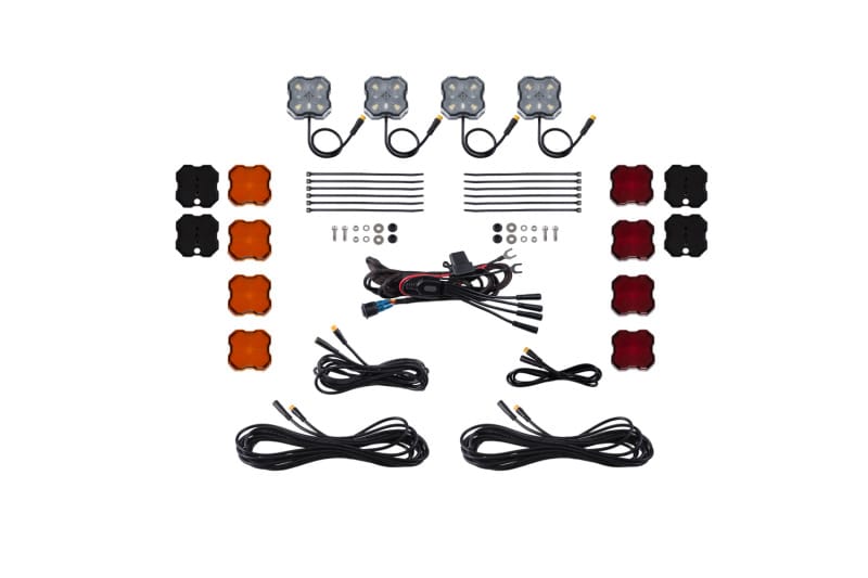 Diode Dynamics — Diode Dynamics Single-Color Rock Light Installer Magnet Mount Kit (4-pack)