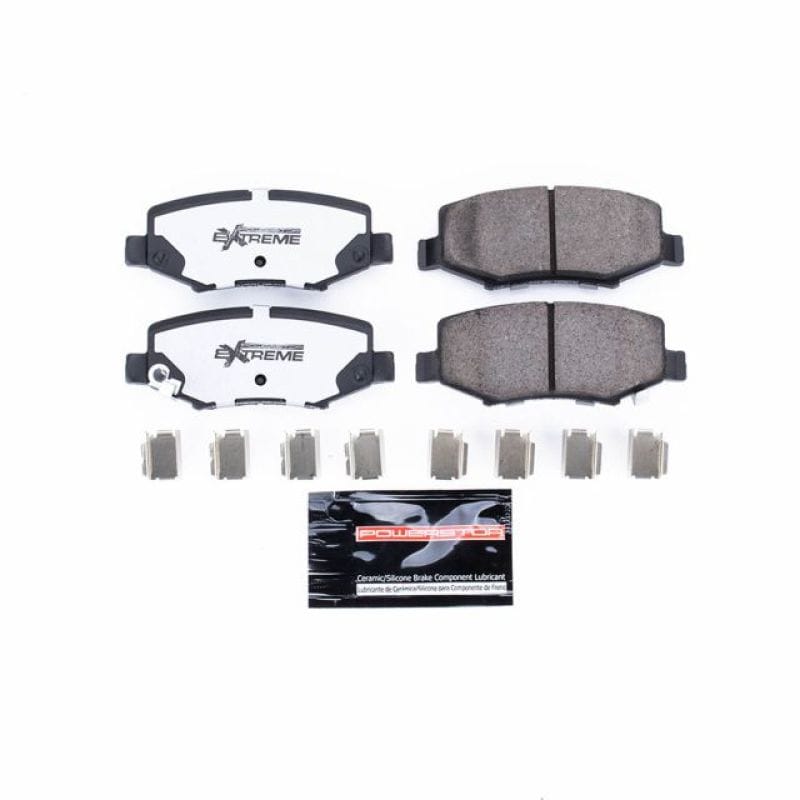PowerStop — PowerStop - Z36 Truck and SUV Carbon-Fiber Ceramic Brake Pads with Hardware Kit
