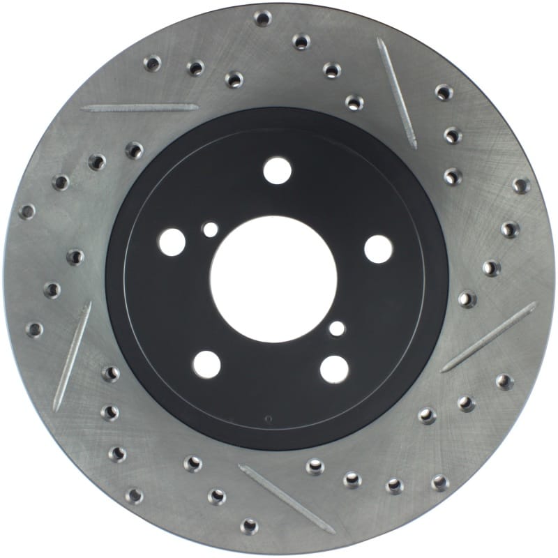 Stoptech — StopTech Sport Drilled & Slotted Brake Rotor; Front Left
StopTech Sport Drilled/Slotted Brake Rotor; Front Left