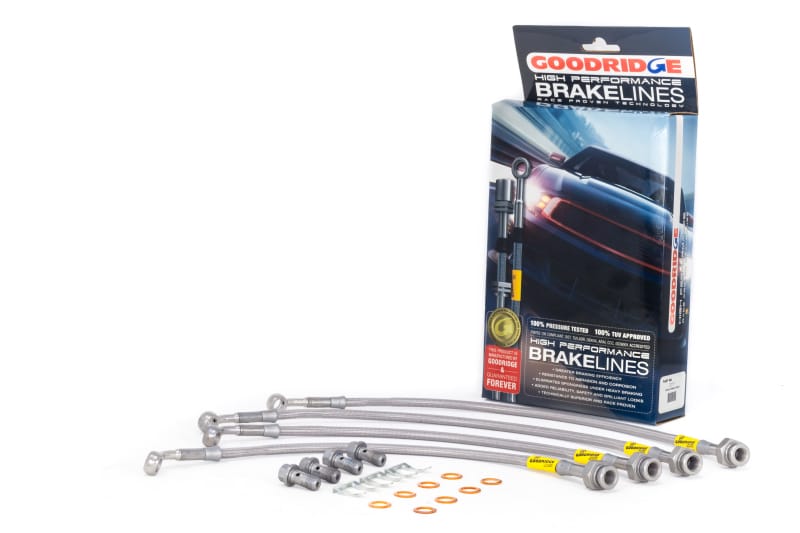 Goodridge — G-STOP SS Braided Brake Line Kit
