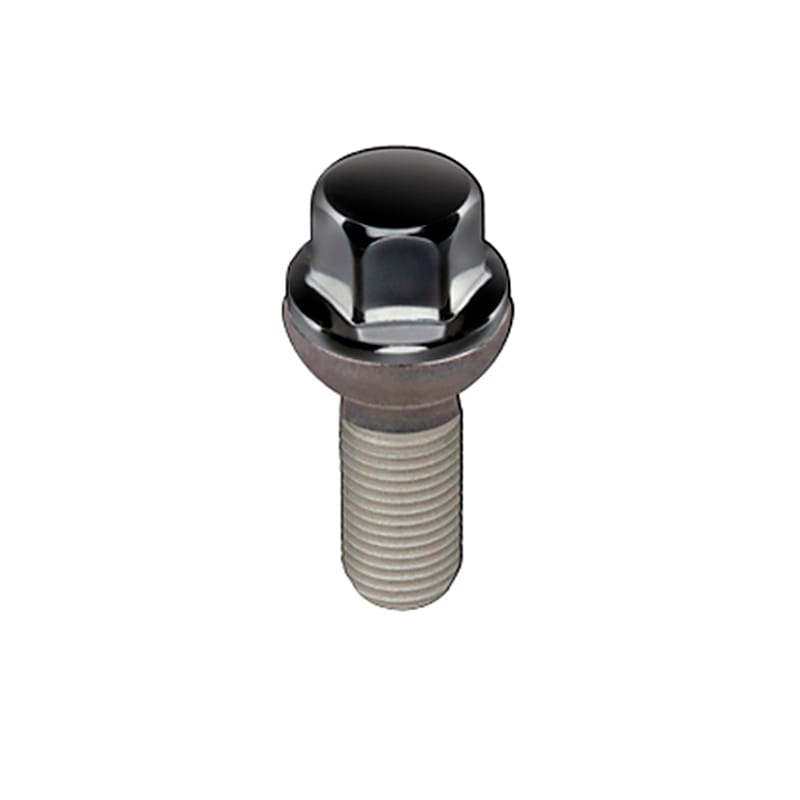 McGard — McGard Hex Lug Bolt (Radius Seat) M14X1.5 / 17mm Hex / 27.5mm Shank Length (Box of 50) - Black