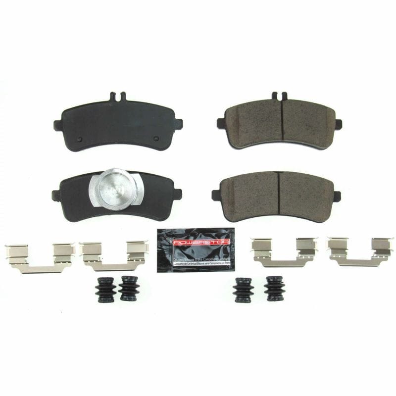 PowerStop — PowerStop - Z23 Daily Driver Carbon-Fiber Ceramic Brake Pads with Hardware Kit