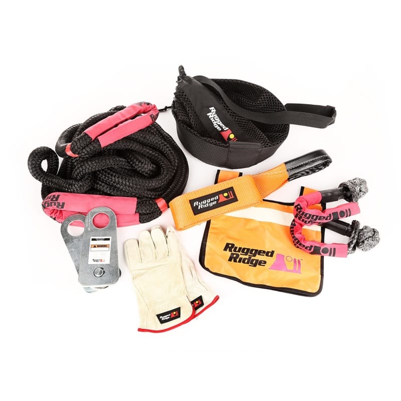 Rugged Ridge — Rugged Ridge Premium Recovery Kit with Mesh Bag
Recovery Kit
